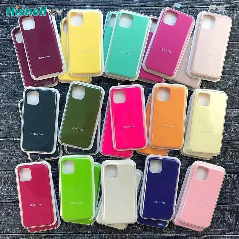Custom Logo Printed Tpu Rubber Phone Case for Apple iPhone 7 & 16 Shockproof Cell Liquid Silicone Design With Packaging PVC box&For iPhone 7 Serics