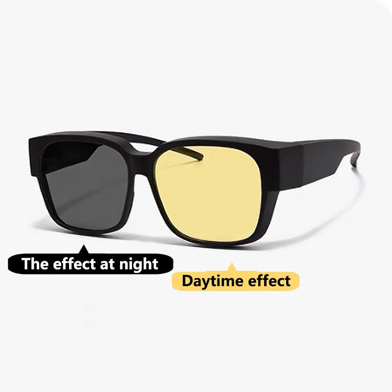 

New Night Vision Glasses Cover Over Myopia Prescription Glasses Portable Men Women Goggles Night Vision Driving Glasses Eyewear