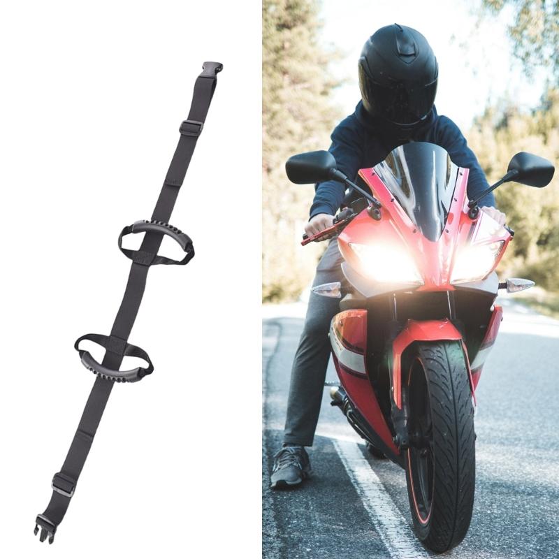 Easy to Use Motorcycle Passenger Safety Strap Adjustable Waist Belt Passenger Safety Belt for Secure & Enjoyable Rides