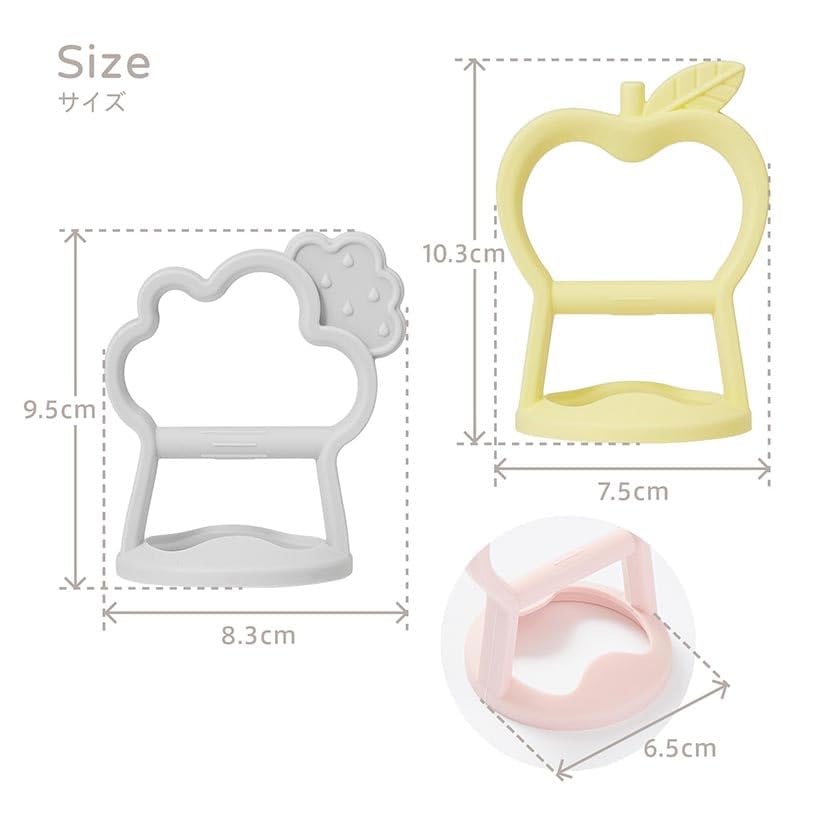 D by DADWAY Squeeze Teething Glove, CloudPink, OCDB002003200