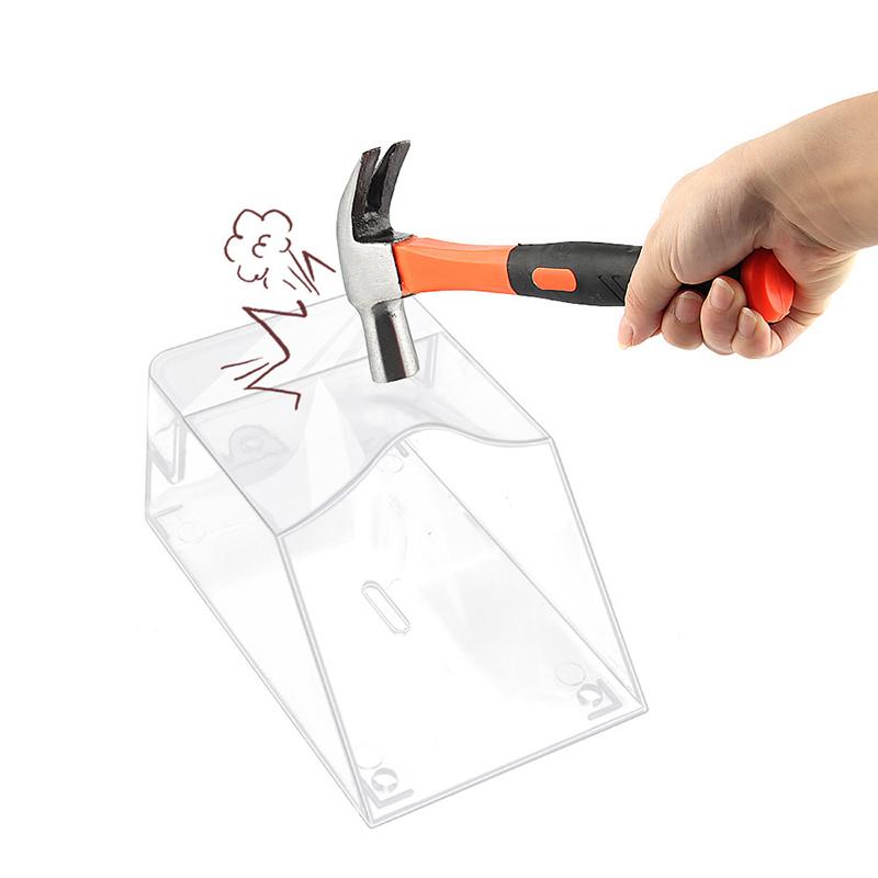 Capa Impermeável Para Campainha de Porta Sem Fio Botão de Toque Campainha Transparente Capa Protetora para Campainha de Porta Doméstica