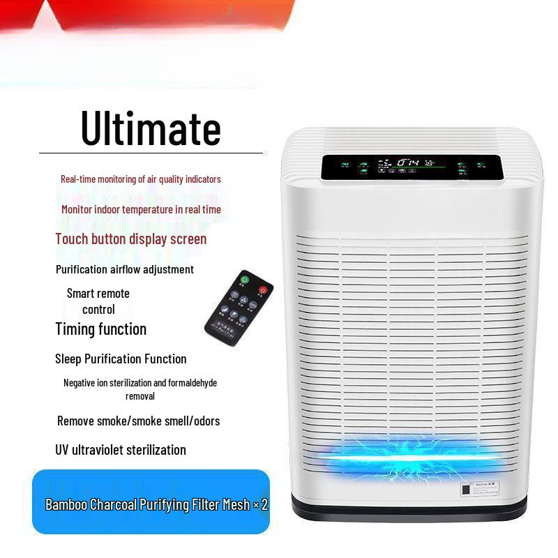 Smart Indoor Air Purifier: Fast Formaldehyde Removal & Pet Deodorizer