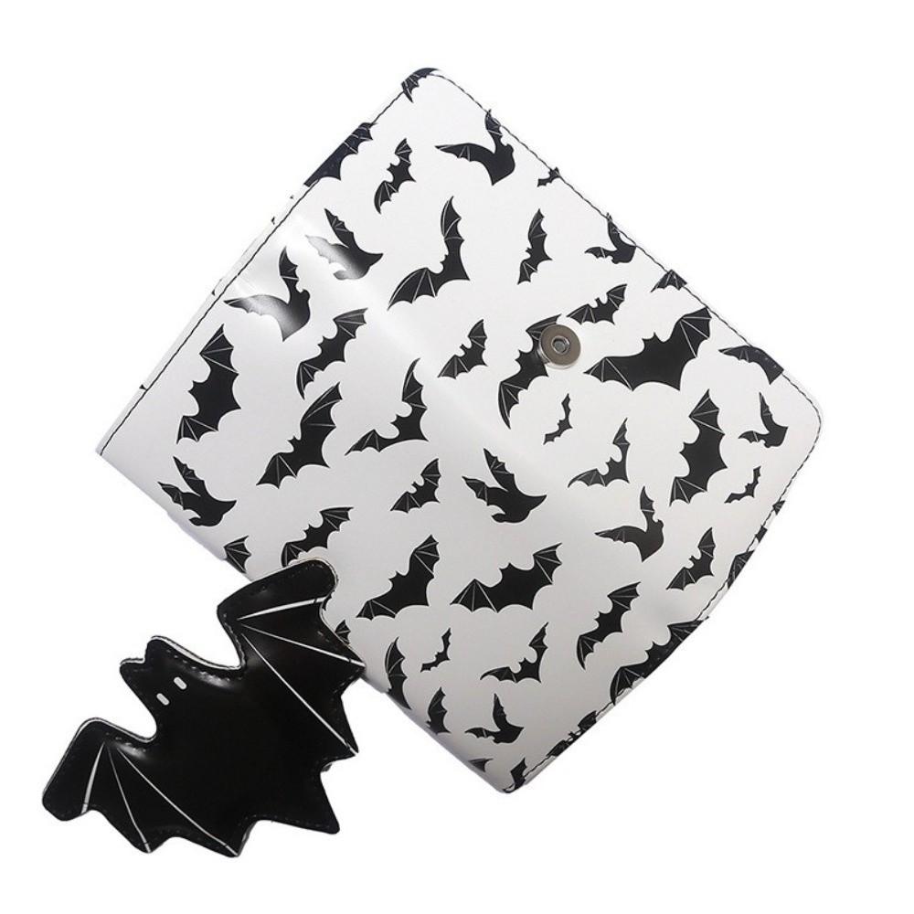 Large Capacity Foldable Coin Purse Multi-Functional Halloween PVC Wallet Travel