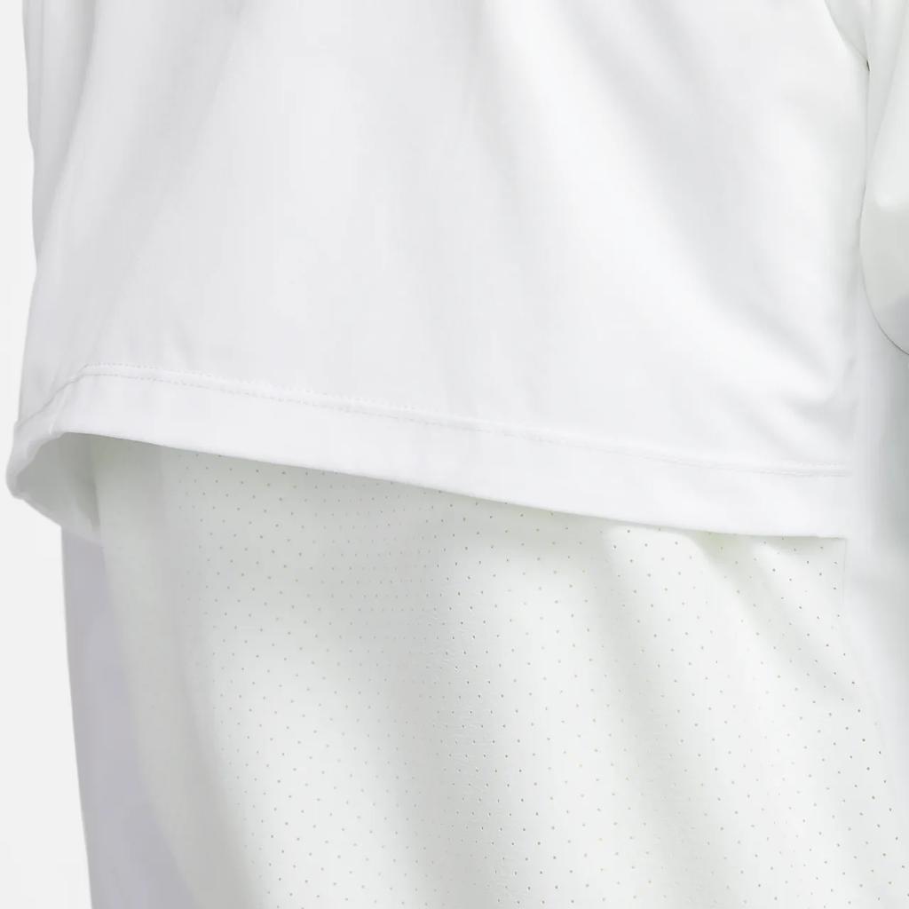 Nike Dri-FIT Rafa Quick-Dry Zipper Breathable Long Sleeve Jacket Men Jackets White DV2886-100