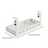 Desk Cable Tray with Clamp Space-Saving Power Strip Holder Compact for Gamers