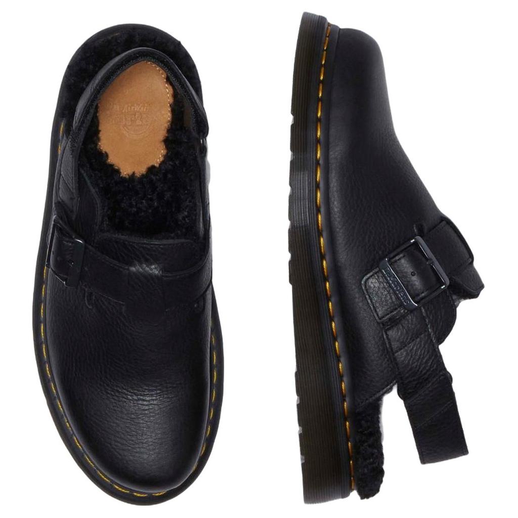 Dr. Martens Leather Fashion Versatile Low-Top Casual Shoes Unisex Casual Shoes Black 31885001