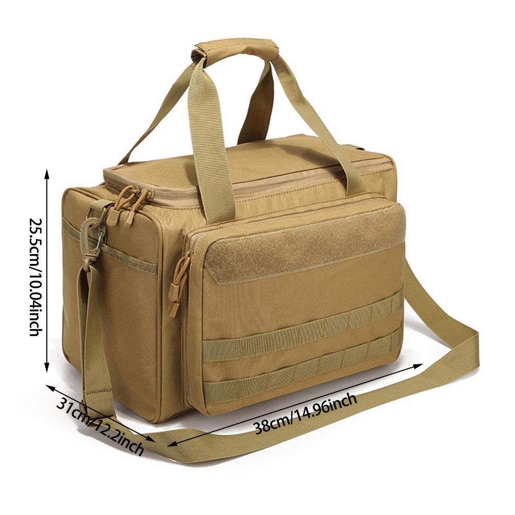 1 st Utomhussporter Förvaring Axelväska Vattentät Pistolkorg Stor Kapacitet Jakt Taktisk Mjuk Väska Camping Fiskepaket