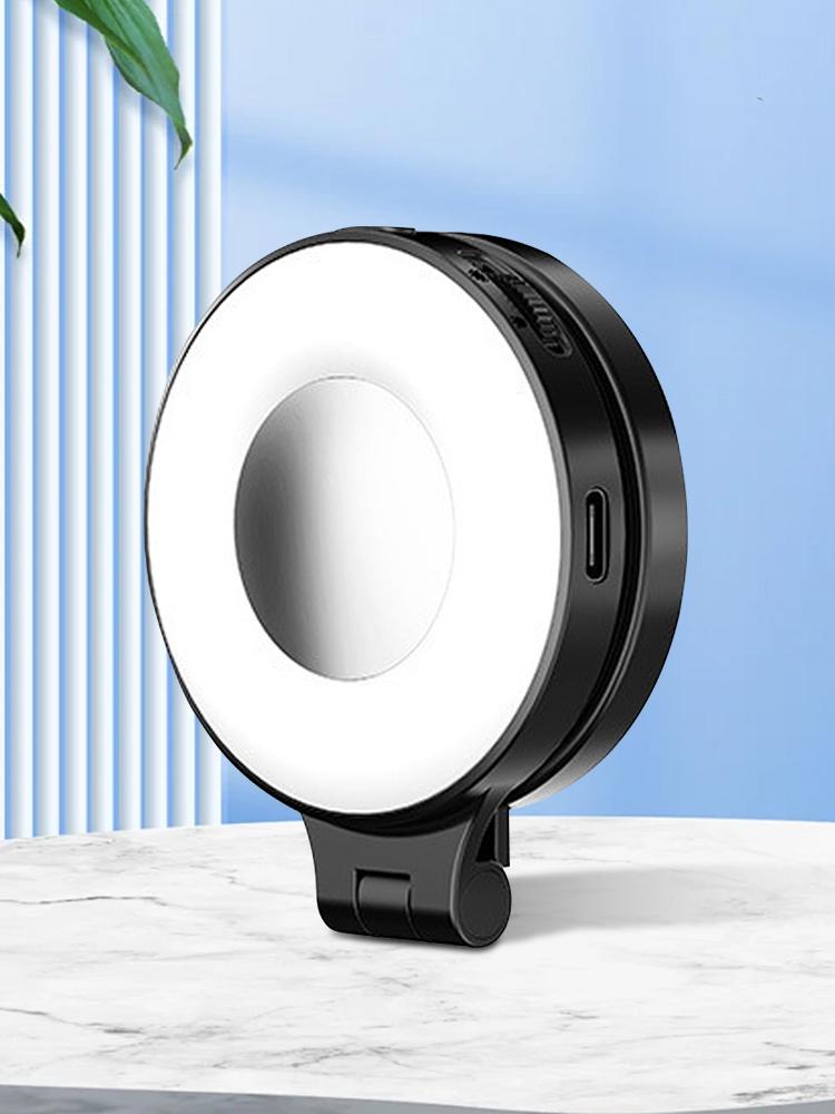 Magnetic Phone Selfie Light W/ Magnetic Ring Foldable LED Fill Light Phone Live Streaming Beauty Light for Vlog Live Streaming