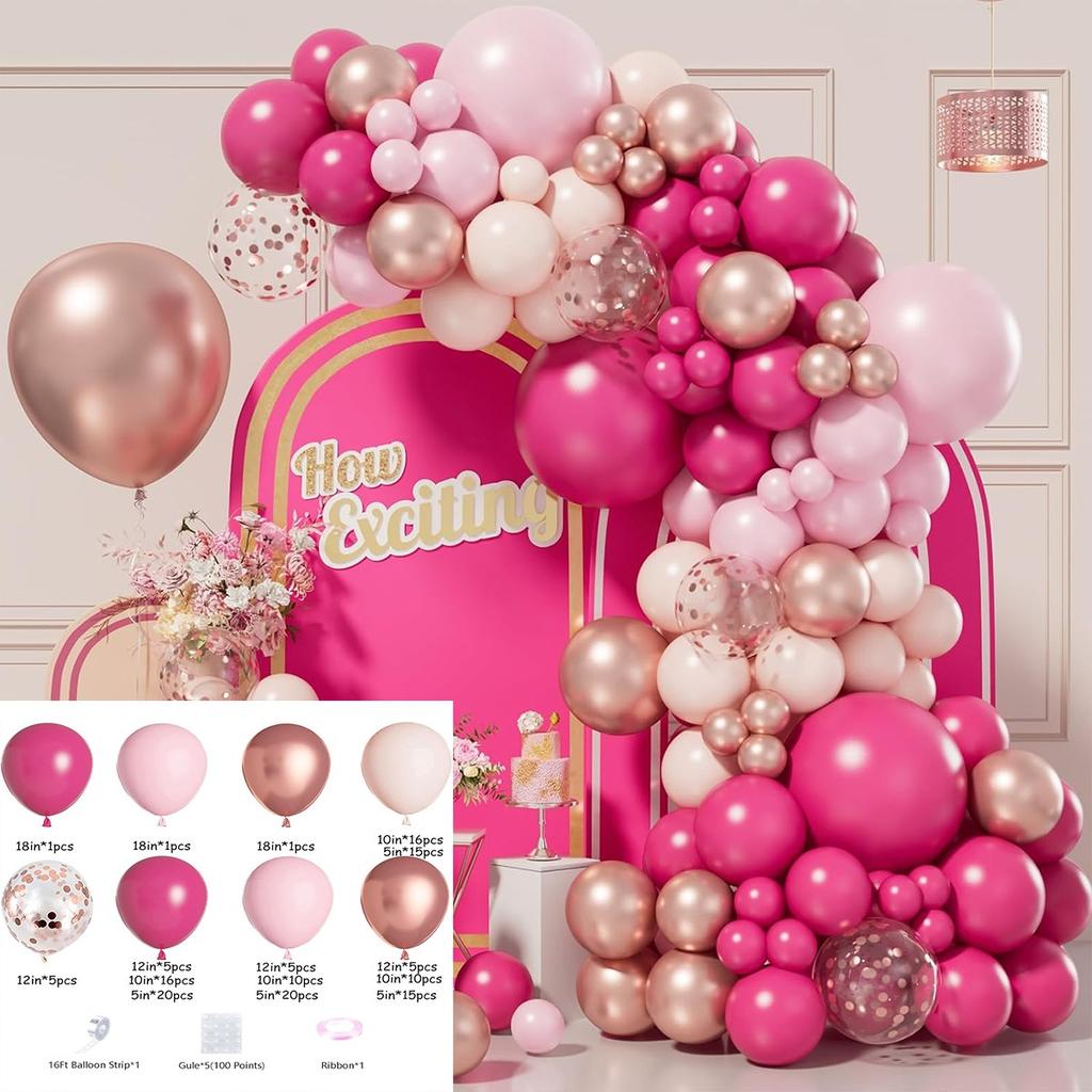 Forest Series Green Balloon Chain Set Children'S Birthday Theme Party Decoration Jungle Arrangement Balloon