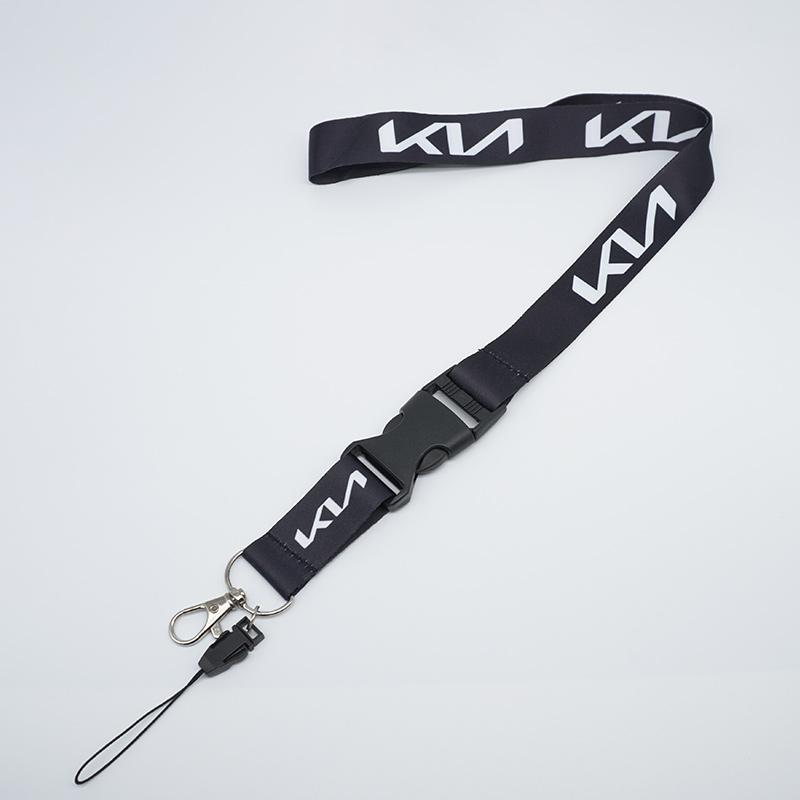 IBGI9 Nylon bedrucktes Abzeichen Lanyard Autoschlüsselanhänger für Kia Sportage Ceed Picanto Rio ProCeed Niro 5 3 4 K7 K5 K8 K3 Ray K9