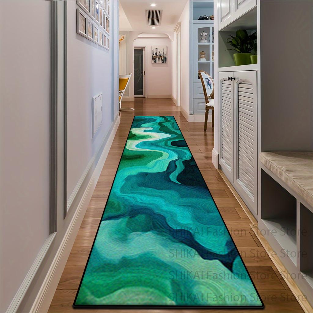 Abstract Easy Clean Long Corridor Carpet Runner Light Luxury Floor Mats Room Doorway Decor Carpets Home Living Room Hallway Rugs