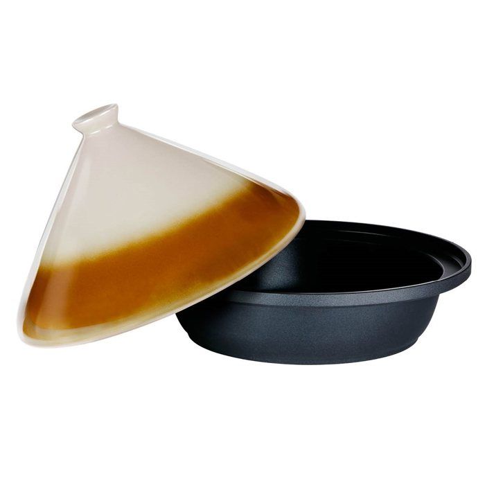 Poêle À Tajine - Alpina - 2,5L - Induction - Couvercle En Céramique - Ø30 Cm