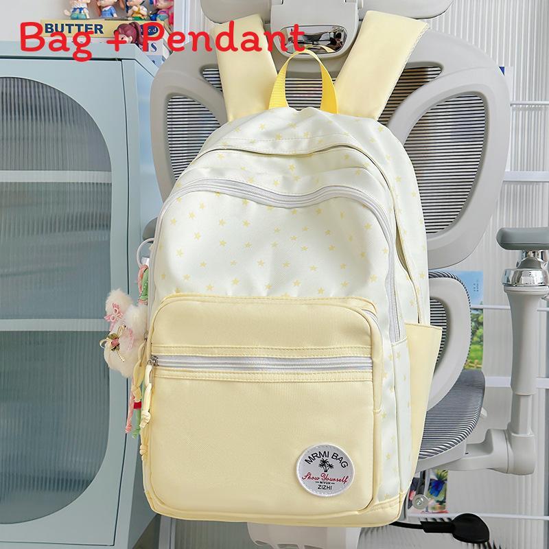 Geometric Pattern Nylon Backpack For School And Travel With Design For Teens And Adults