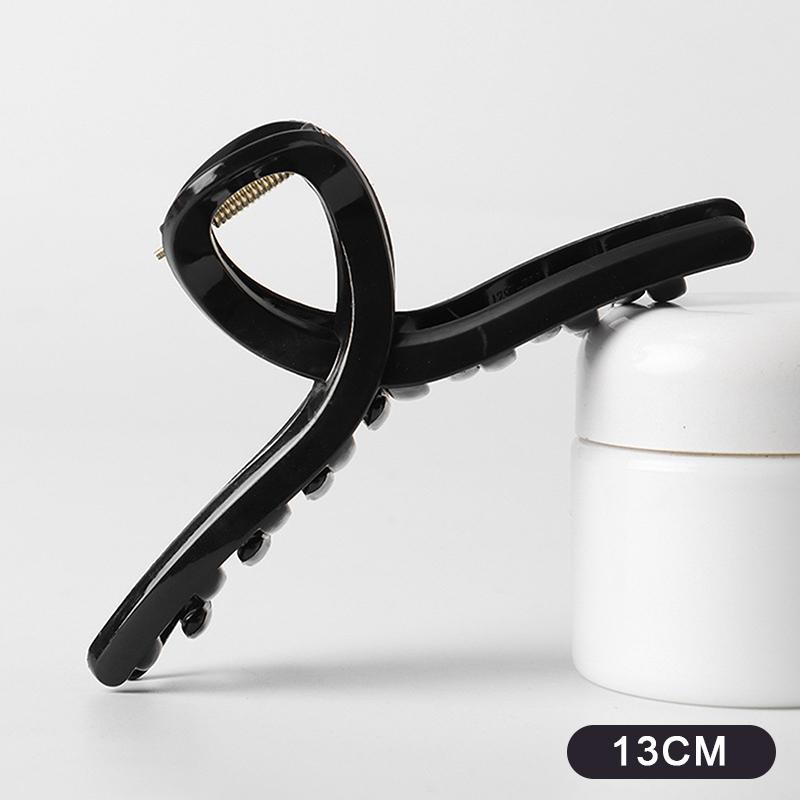 Soft Silicone Hairpin Shark Clip Hairpin Soft Anti-Collision Back Head Clip Anti-Fall Durable Square Keel Clip