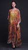 Phagun Mughal Monuments Long Caftan Maxi Dress Beach Swimwear Cover up Womens