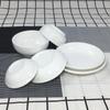 Pure White Ceramic Condiment Dishes - 3.8-inch (Set of 10)