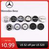 Hot Car Sticker 1pcs 57mm Car Front Hood Emblem Badge Bonnet Car Accessories For Mercedes Benz W204 W205 W212 W213 W221 W177 W24