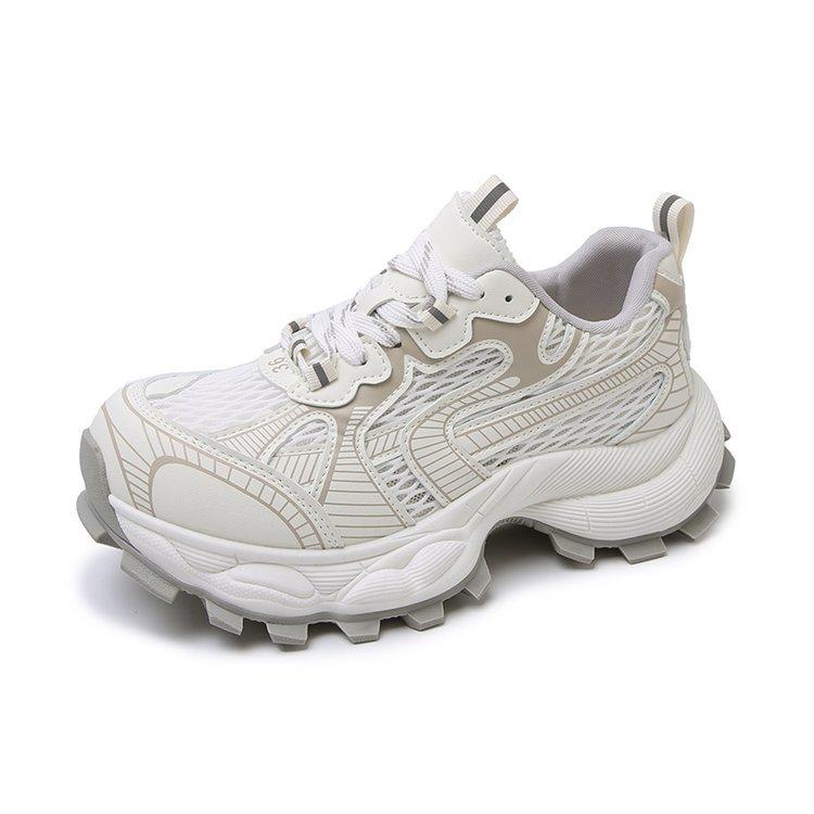 

Fashion spring and summer muffin bottom platform shoes are not tired feet mesh casual sports shoes women 40