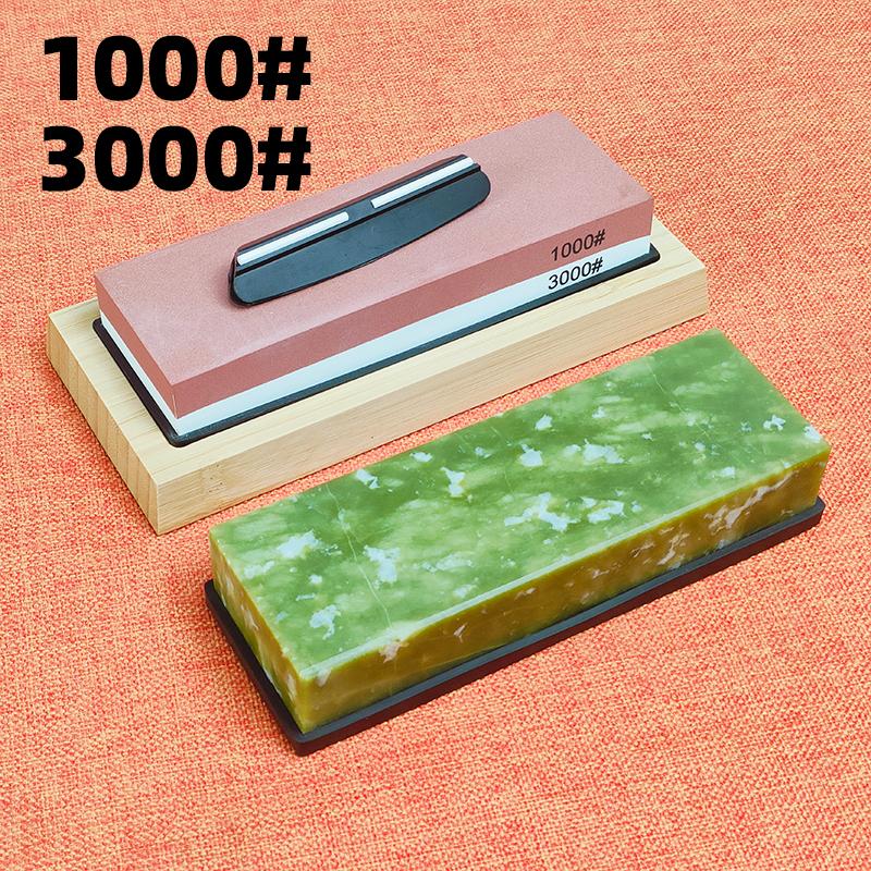 Sharpening Stone Knife Professional Sharpener Whetstone Dual Side Set Grinding Shapner Water Wetstone Kitchen Accessories Tool