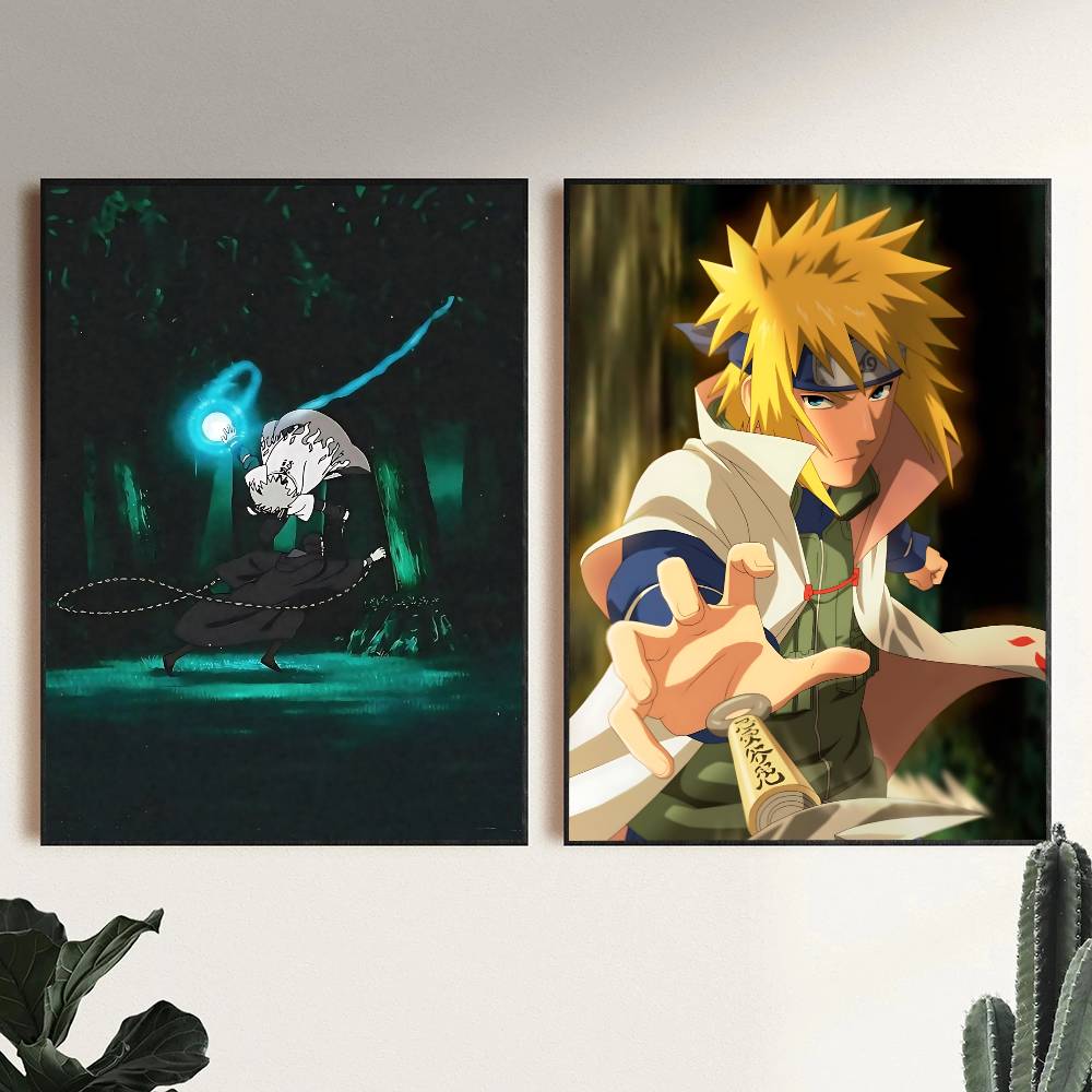 Anime Character Minato Namikaze Manga Posters HD Print Vintage Wall Art Decor for Home Study Room