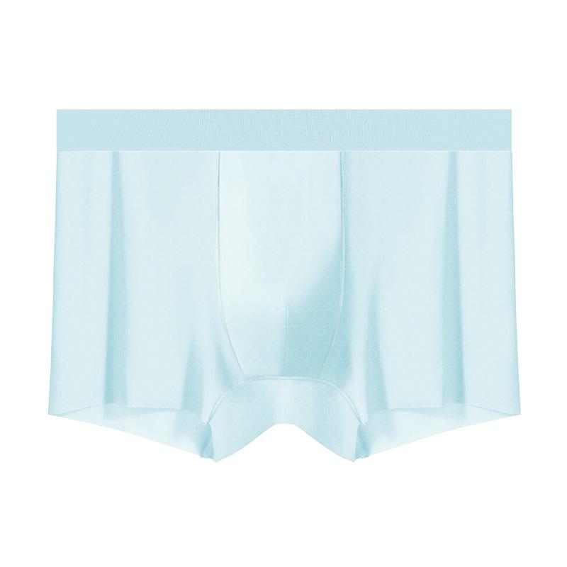 2026 Breathable Ice Silk Men's Boxer Briefs with Antibacterial Fabric