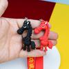 Cartoon Funny Horse Backpack Ornament  2026 Chinese New Year Hanging Pendant Horse Shape Keychains  Party Favors Couple Gift
