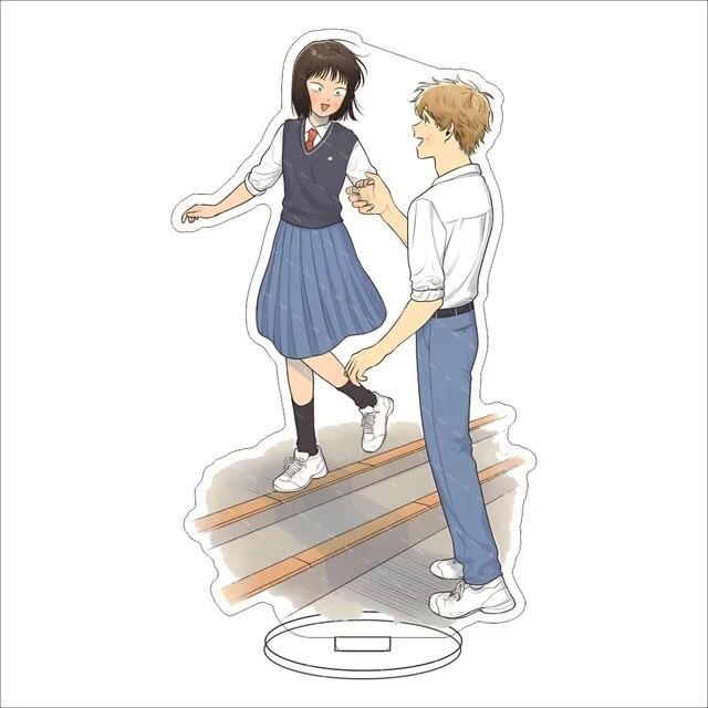 Manga Anime Skip und Loafer Cosplay Stand Modell Platte Schlüsselanhänger Niedlich Shima Sousuke Iwamura Mitsumi Acryl Schreibtisch Display