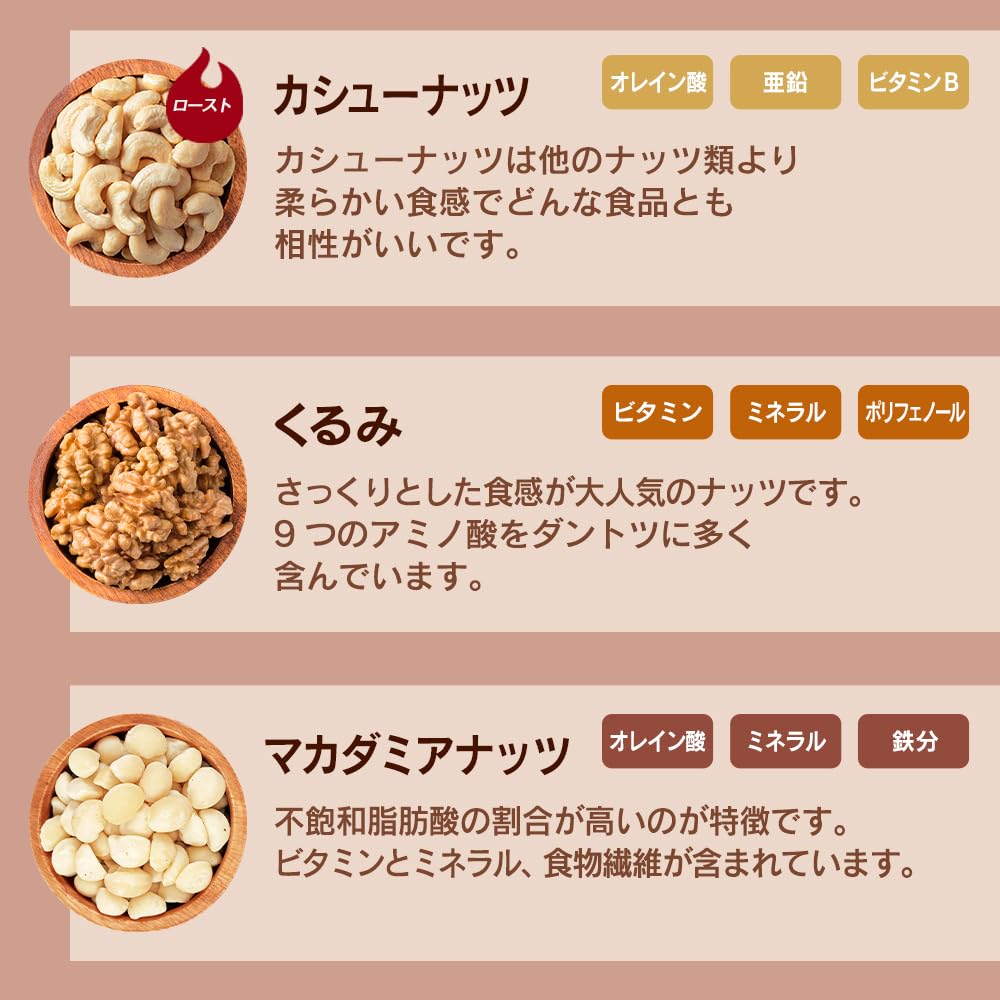 Daily Nuts & Fruits Mixed Nuts 4 Varieties 1.05kg Almonds Walnuts Cashews Macadamia Individually Packaged Ready to Eat No Salt Additives or Plant Oil