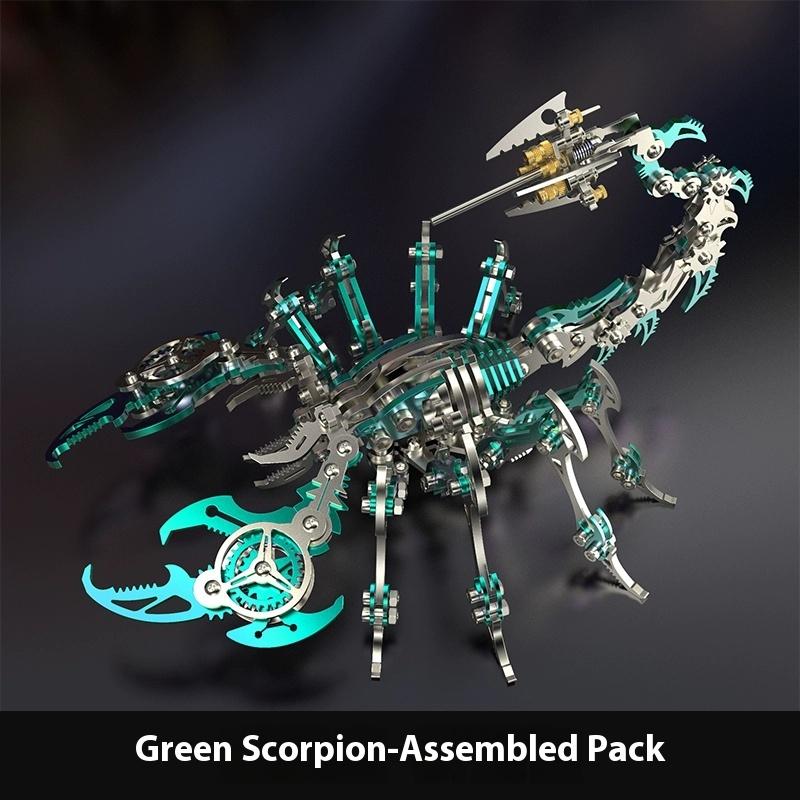 Limited Edition Scorpion King Diy Handmade Metal 3d Metal Animal Puzzle Assembly Model Puzzle Toy Boy Birthday Gift