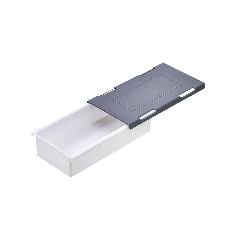 Undertable Drawer Invisible Storage Box, Office Computer Desktop Organizer, Classroom Storage, Stationery, Makeup Storage Drawer