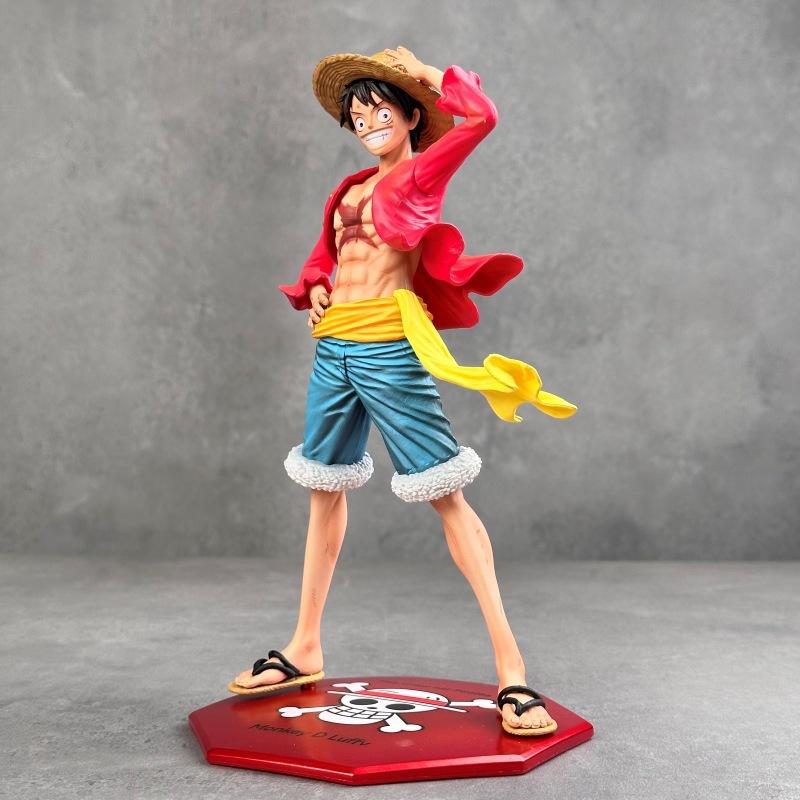 ONE PIECE ZERO Press Hat Ghost Island Luffy, Captain of Straw Hat Group, Straw Hat Smiley Luffy, Model Box Figure