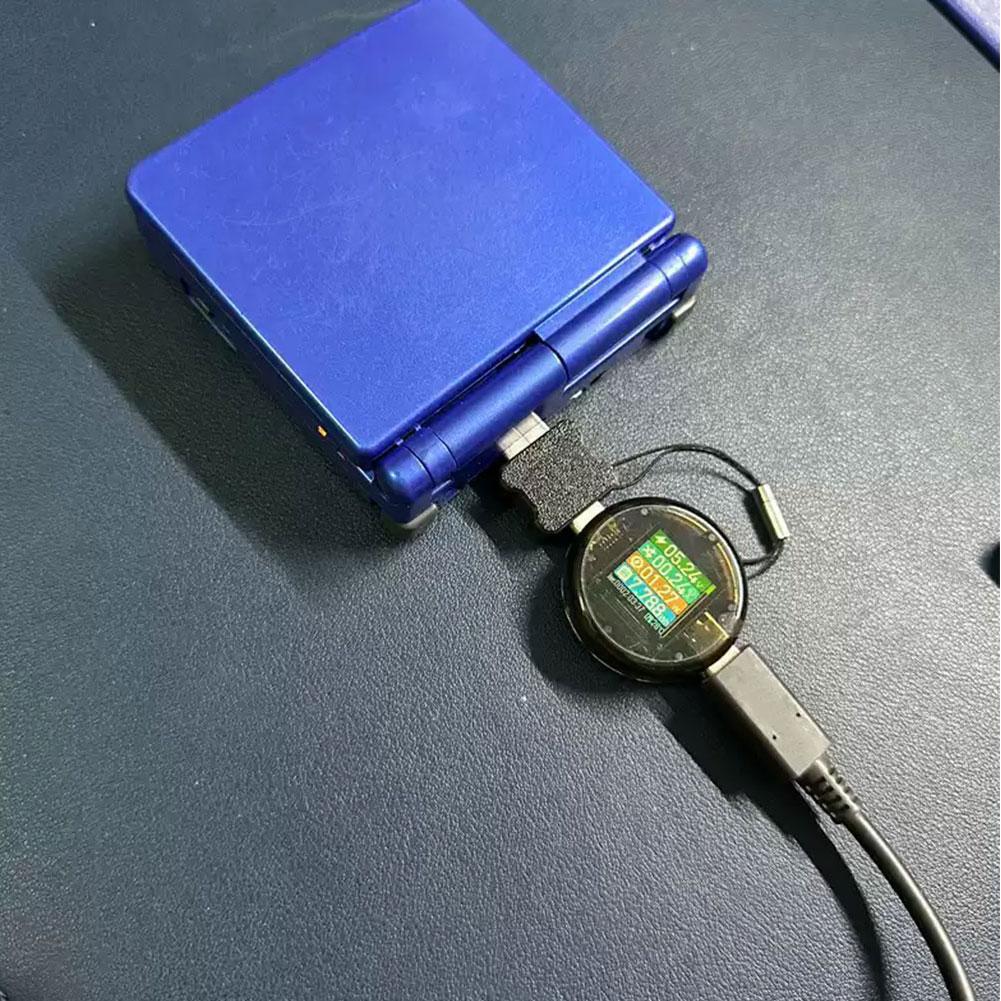 For GBA SP Adapter To Type C Charging Head 2025 New High Quality Black Game Console Interface Adapter