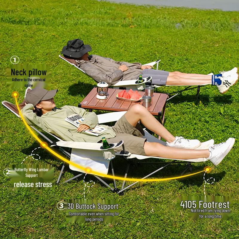 ZISIZ Lightweight Folding Beach & Lounge Chair