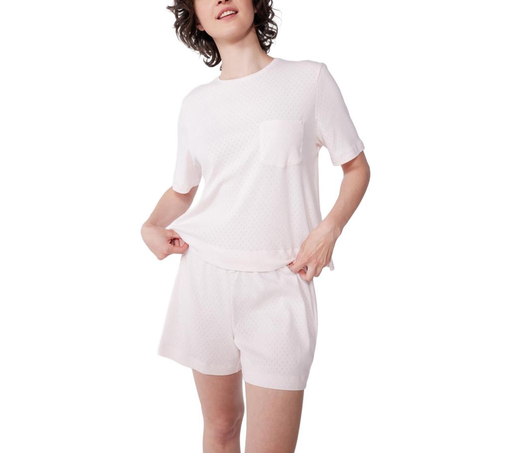 Petit Bateau Short Sleeve Pajamas A0CQK Light Pink S
