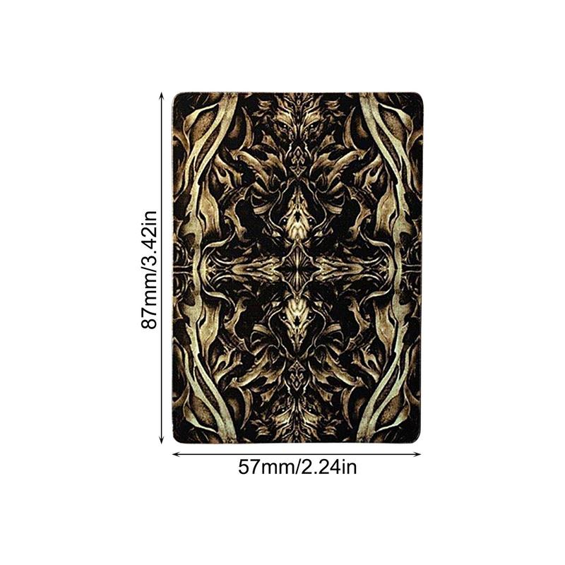 Poker Game Deck Creative Exquisite Devil's Eye Funny Poker Cards Board Game Unique Clear Pattern Poker Deck Playing Cards