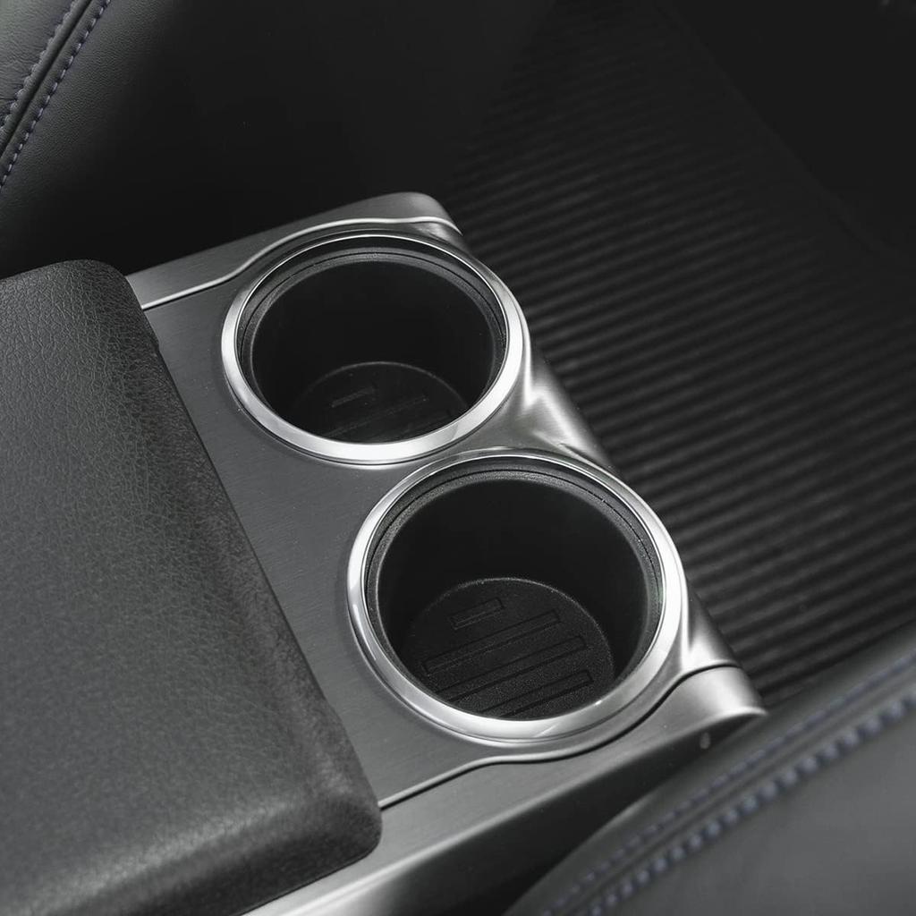 Rear Of Center Console Cup Holder For Ford F150 2009-2014 With Flow Through Console Cup Holder Replacement Ert For F150 TPE Drink Bottle Holder 2PCS