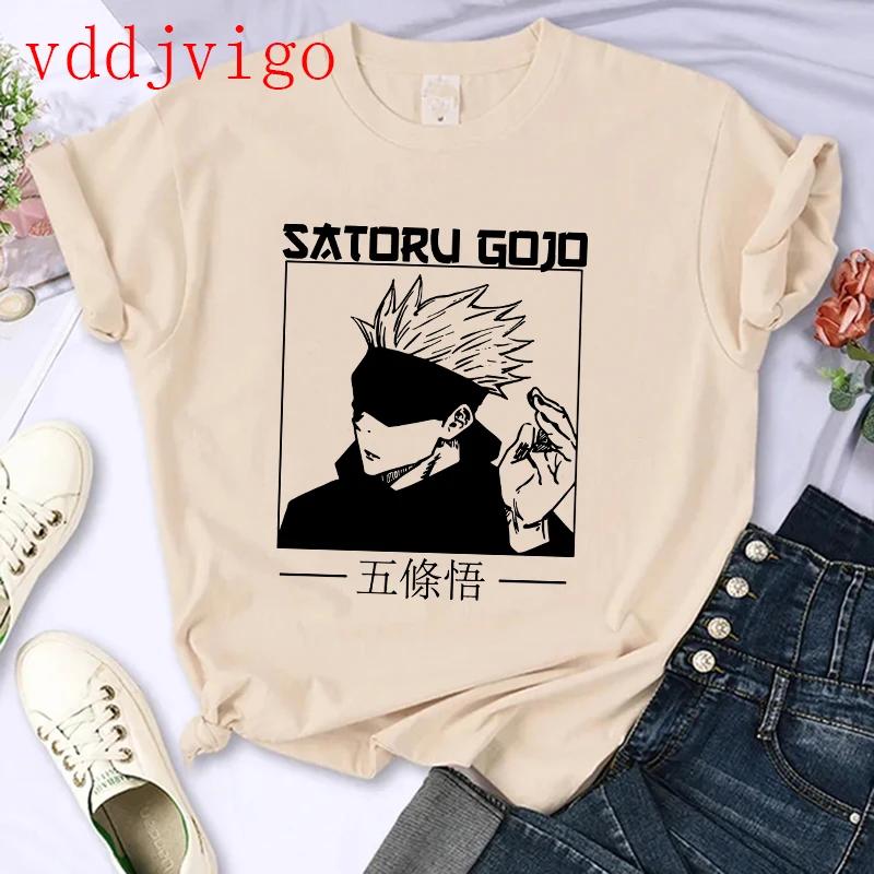 Streetwear Tshirt Japanese Anime Tshirt Jujutsu Kaisen Gojo Satoru Yuji Itadori Unisexga T Shirt Top Tees Clothes Y2k 90s