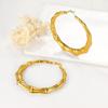 European-American Large Round Hoops Retro Design Statement Circle Earrings  Party Accessories
