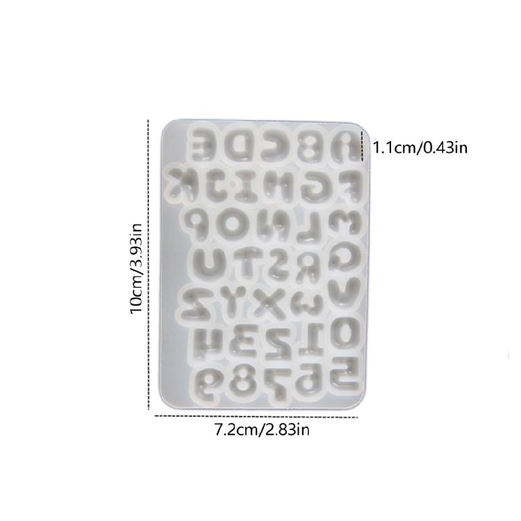 Flexible Resin Mold Pendant Molds Keyboard Letter Shape Silicone Texture for Epoxy Crafts and Creative Wall Decorations