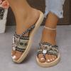 [Fashionable | Elegant] Fashionable Elegant Women's Chinese Ethnic Flat Sandals | Women Shoes