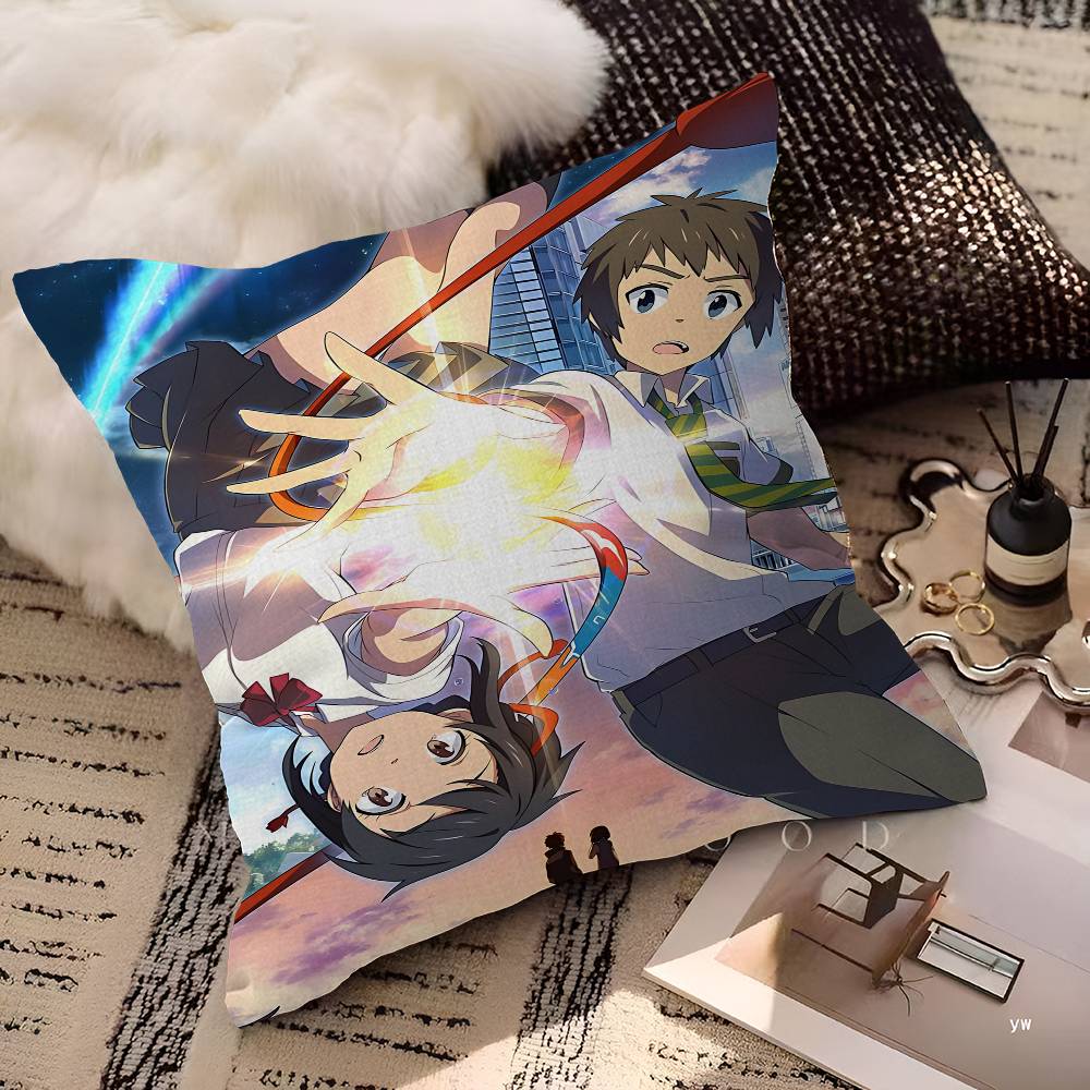 Your Name Decorative Room Aesthetics Pillow Case Home Decor Bedroom Sofa Bed Couch Pillow Cover 45x45