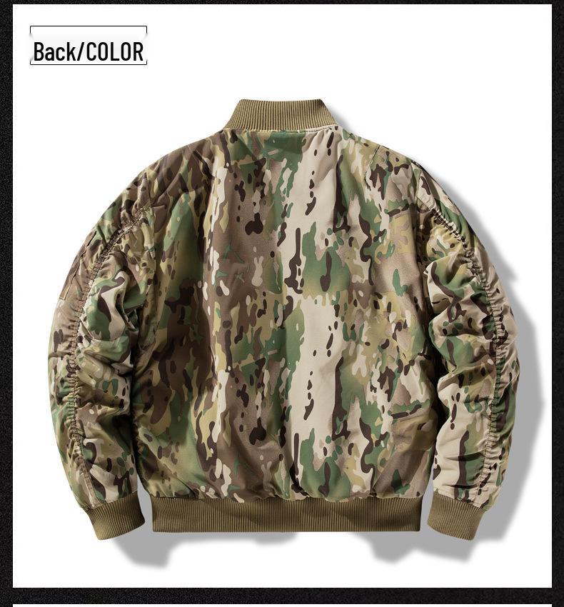 Herfst Winter Tactische Bomberjack met Opstaande Kraag – Geïnspireerd op Luchtmacht Piloten Baseball Uniform