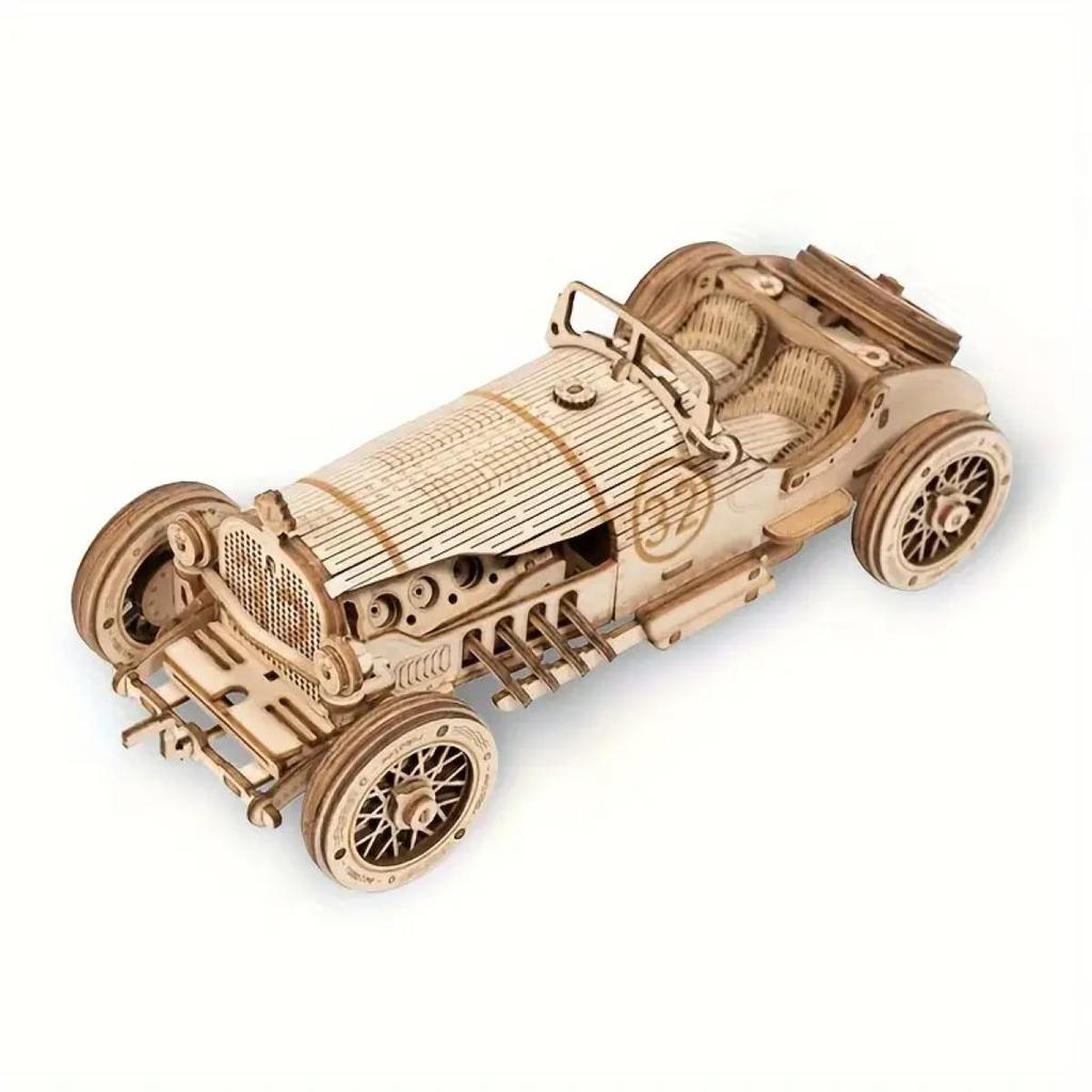ROKR Grand Prix Car Scale Model 3D Wooden Puzzle MC401