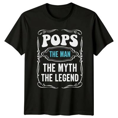 Pops Der Mann Der Mythos Die Legende Vatertag Papa T-Shirt