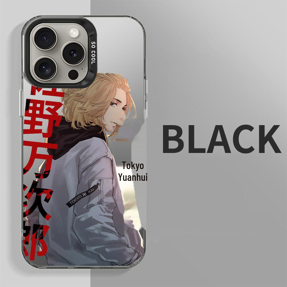 Silver Cross-border Tokyo Avengers IMD Phone Case for iPhone 15/14/13/8/11