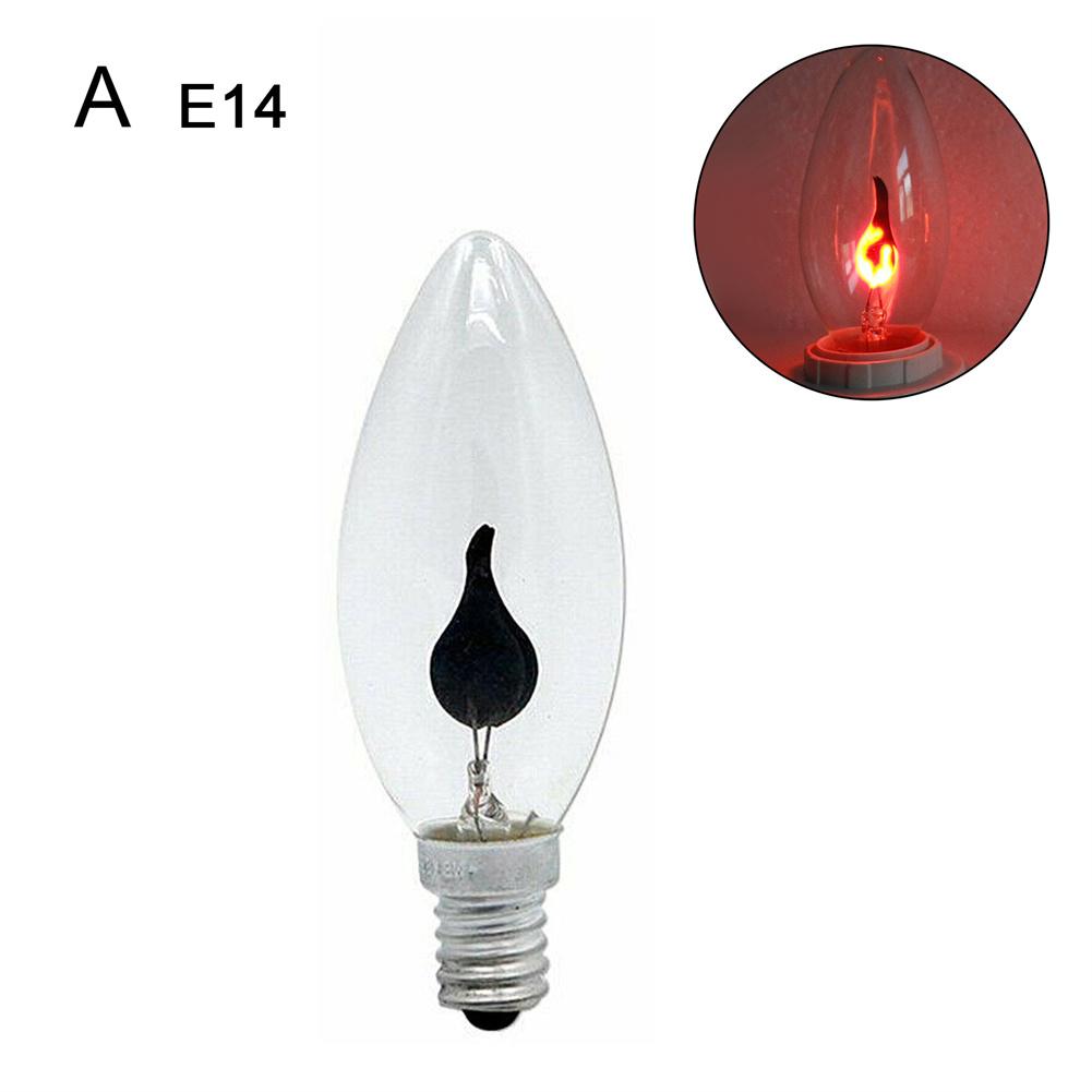 E14 E27 Flame Light Bulb Flame Effect Flicker Candle Light Bulb Home Decoration Emulation Fire Vintage 220V Candle Bulb