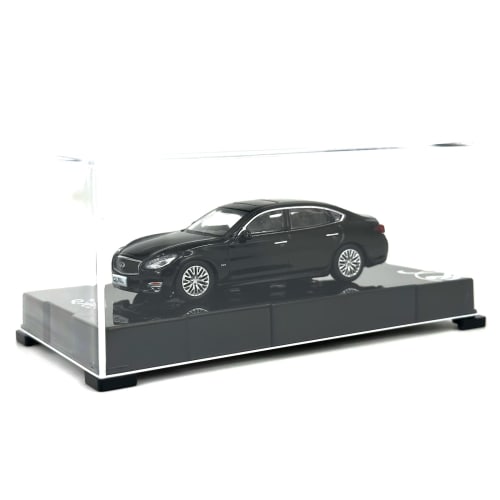 Paudi Model 1/64 Infiniti Q70L Model Car, Black, for Collection