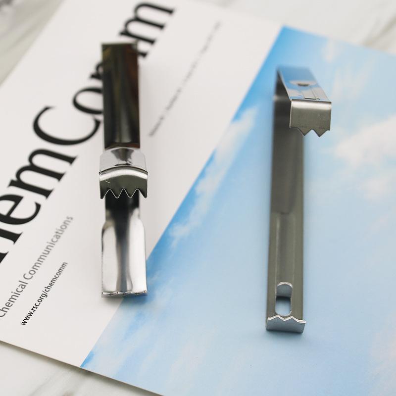 Stainless Steel Ice Clip for Ice Cube Clip Stainless Steel Food Clip with Magnetic Ice Clip Barbecue Clip
