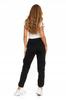 Women's Warm Joggers with Plain Pattern MORAJ XXL BLACK