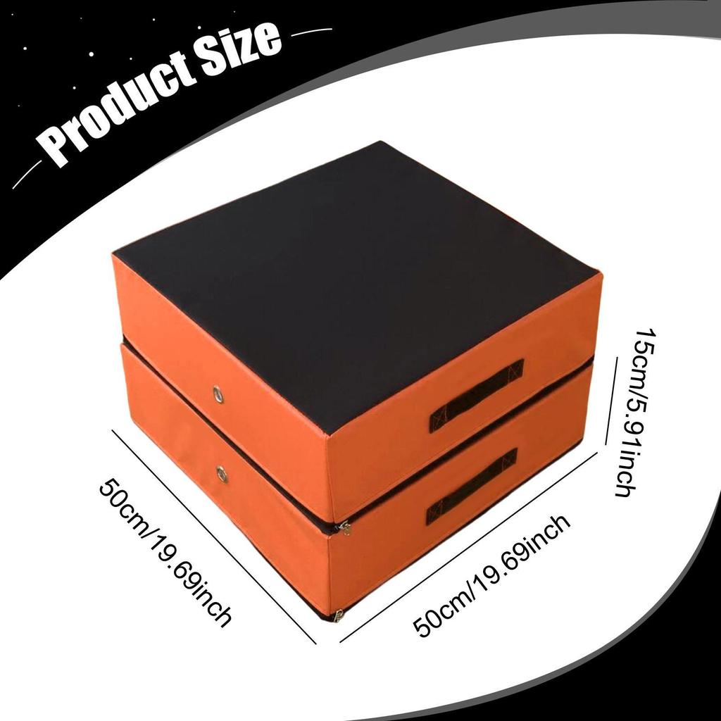 2 Barbell Cushion Pads Weightlifting Crash Mats Falling Low Noise Made of EPE for Safe Floor